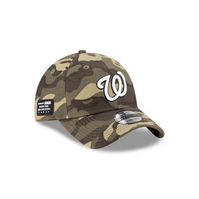 Washington Nationals Gorra | New Era MLB Armed Forces Weekend 9twenty Adjustable Cap Mexico - Verdes